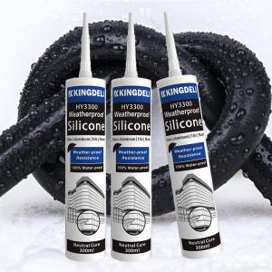 China Clear Weatherproof GP Glass Sealant Silicone Glue For Caulking wholesale