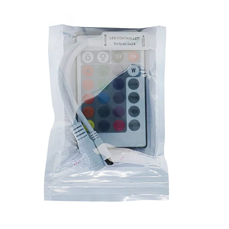 Mini IR 24 Key LED RGB Controller DC 12V Infrared Remote 72W Power