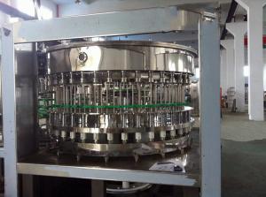 China 40 Filling Head Rotary Bottle Filling Machine , PET / Glass Bottle Production Line wholesale