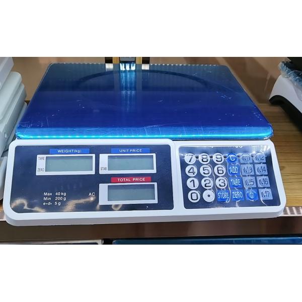 30kg Calibration Electronic Scale Acs 220V 110V with and Customized Support ODM 40kg Acs-809 Digital Computing Scale