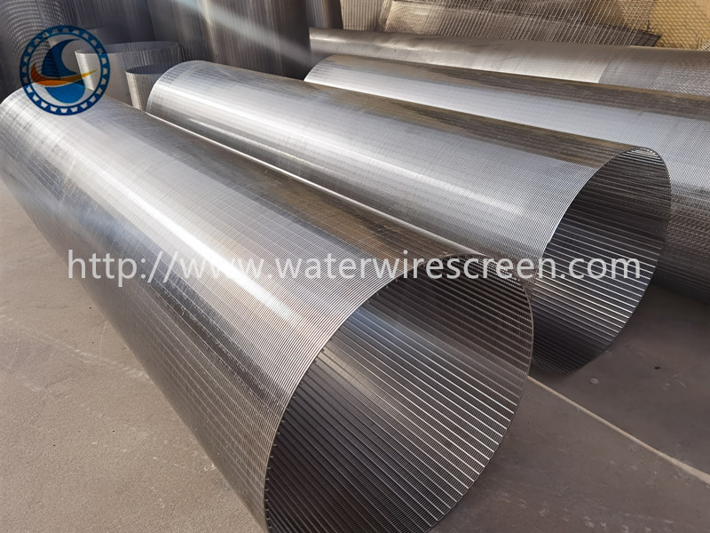 Ss304 Od600mm Johnson Wedge Wire Filter Screen Tube For Hydropower Plants