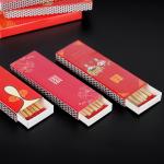 Red Head Wedding Matches Custom Logo Printing Safety Matches Red Tip