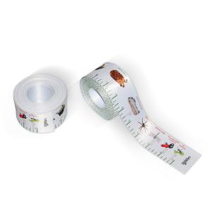 China Wintape Extra Long Colorful Image Printing Surface Fabric Texture Nylon Fabric Measuring Tape Band wholesale