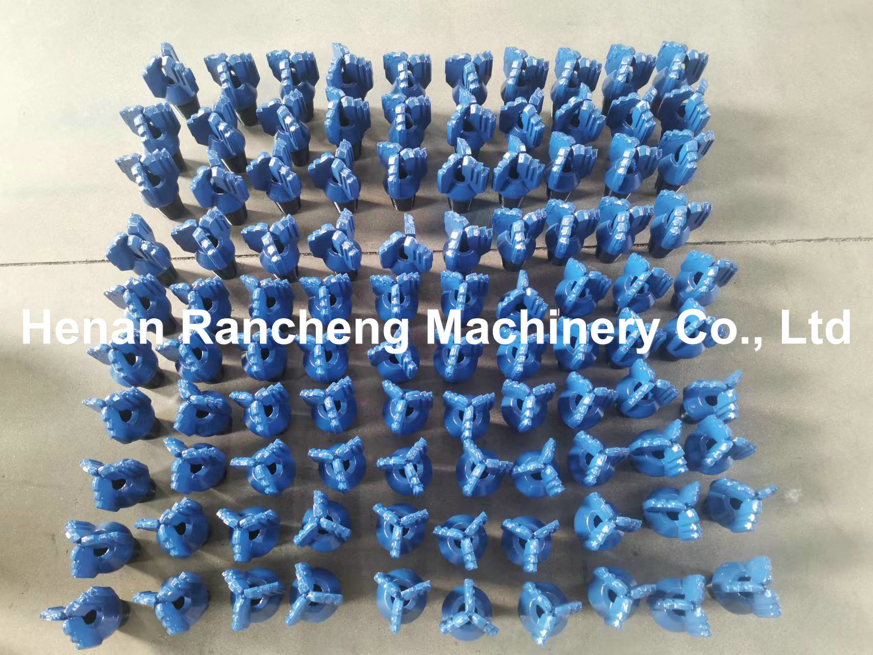 Water Well / Borehole Drilling Rig Tools Three Wing Step Drag Bit