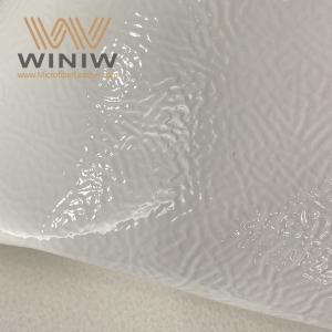 China Antibacterial Shoes Synthetic Leather PU Coated Microfiber Shoe Lining Fabric wholesale