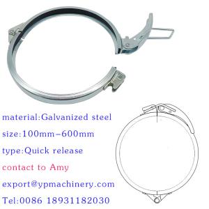China Quick Industrial Dust Collection Galvanized Pipe Clamp wholesale