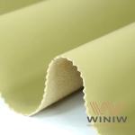 Synthetic Microfiber Faux Leather Fabric Embossed For Car Upholstery