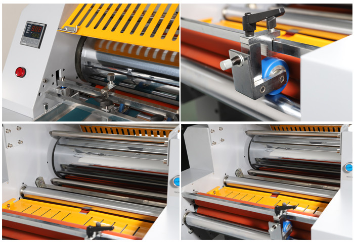 Hydraulic 170C 200mm Steel Roll Laminating Machines Industrial Use