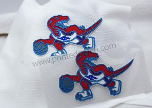 China OEKO Dinosaur 15S Heat Press Clothing Labels Hot Melt Glue wholesale