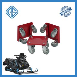 China Red Rectangle Snowmobile Wheel Dollies Steel Strong Bearing Capacity wholesale