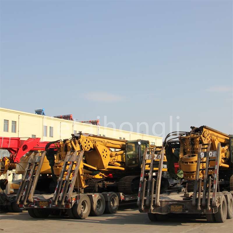 Construction Hydraulic Screw Used Rotary Drilling Rig IMT AF150