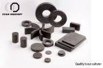 Ferrite Industrial Permanent Magnets Customized Shape Multiple Coatings