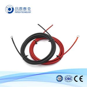 China Tinned Copper Conductor Solar Power Extension Cable 1500V Voltage And 30A Connector Rating wholesale