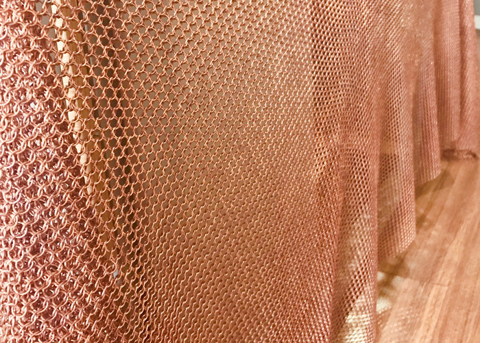 Weave Type Carton Steel Round Ring Mesh Chainmail Ring Belt For Decoration Ceiling Lights