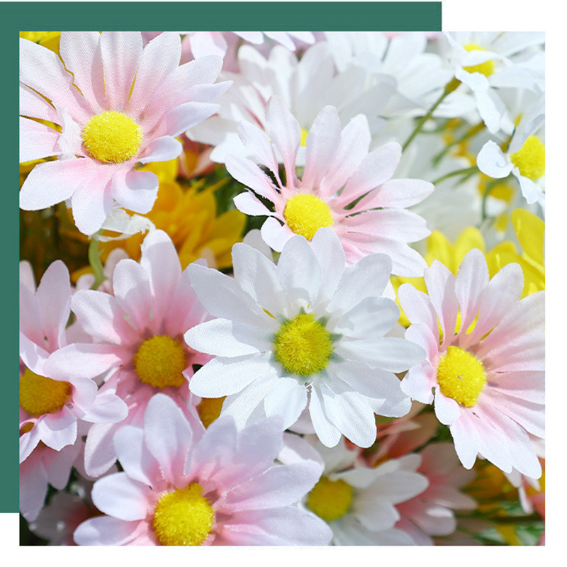 Simulation of 3 Sunflower Flowers Home Single Branch Silver Lotus Flower Wedding Decoration Simulation Sunflower Ornament