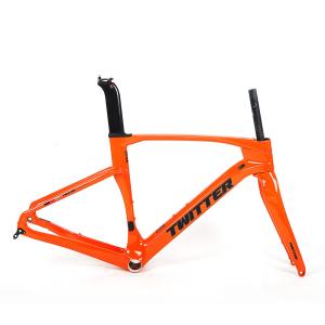 China Durable T900 Carbon Gravel Bike Frame With Disc Brake Fat Tire Carbon Bike Frame wholesale