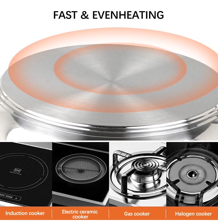 Amazon Hot Selling Silver 2 Layer Cooking Steamer Stainless Steel Steamer Pot With Steel Lid