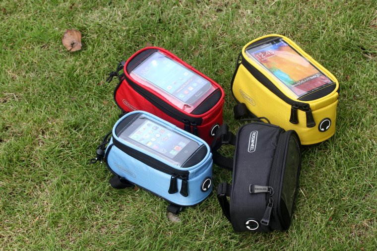 Roswheel 5.5 " L preto da bicicleta da bicicleta frente telefone Bag titular Pouch Zip par