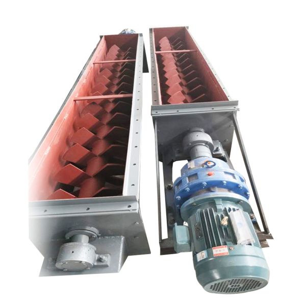 Custom Multi-Shaft Screw Conveyor Twin Shaft Mixer - Heavy Duty Dual Shaft Paddle Mixer for Concrete, Soil , High Efficiency Homogeneous Mixing