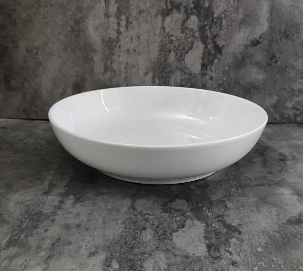 superwhite fine quality porcelain 8.75" pasta coupe bowl /Europe TESCO fashion