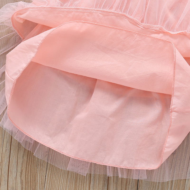 Children'S Dress Clothing Summer Princess Dress Solid Color Baby Sling Dress