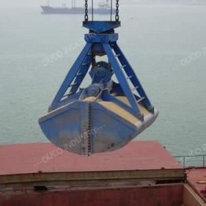 China Electro Hydraulic Clamsheel Grab Bucket Leak Proof Grain Grab wholesale