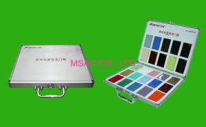 China 25 Pcs Silver Aluminum Stone Display Case For Show wholesale