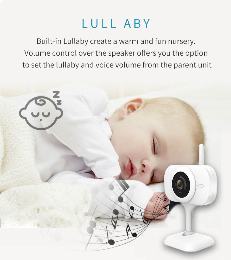 4.3" VOX Pet Camera Video Audio Two Way Monitor Multiple Languages