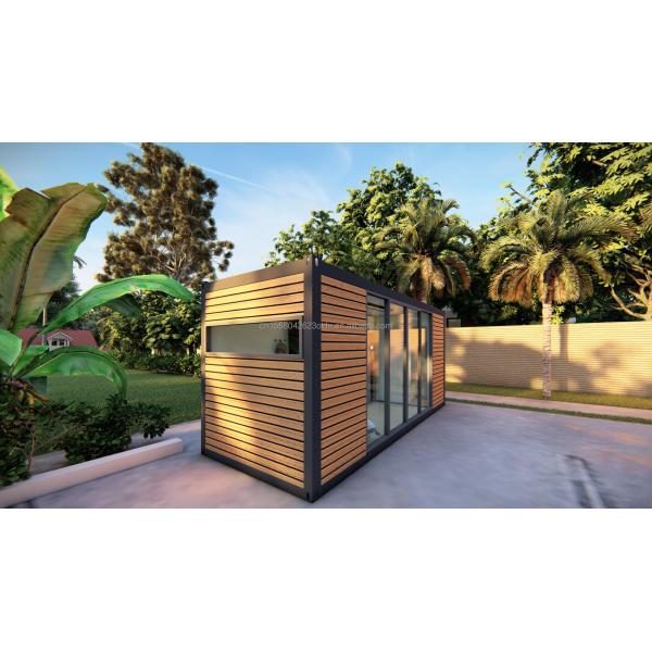 Prefabricated Modular Container Wooden Houses Container Flat Packaging Removable Luxury House 20ft Coffee Shop Modern