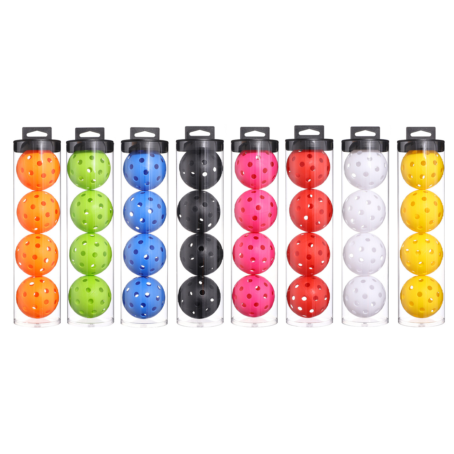40 Holes 74mm Tpe Elastic Pickleballs Bouncing Ball Function for Ourdoor Sport Toys