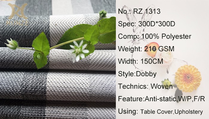 150D Melange Fabric Two-Tone Cationic Polyester 120GSM Fine Plain Cloth for Sofa Pillow Case