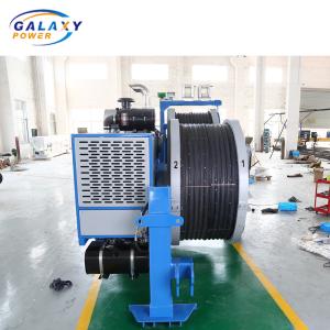 Intermittent 2x70KN Electrical 24V Transmission Line Stringing Equipment
