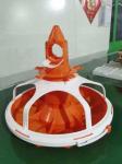 Silver Round Poultry Nutrition Basin Easy to Clean