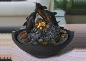 China 9 Inch Three Dolphins Indoor Waterfall Fountain wholesale