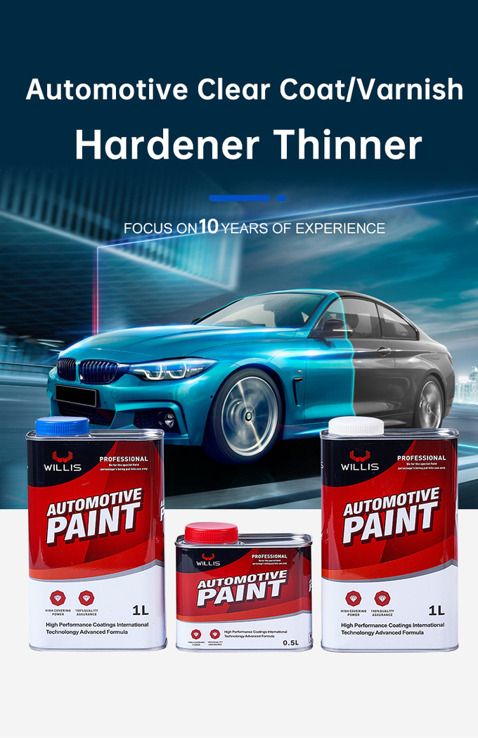 Liquid Touch Up 1K Automotive Clear Coat Paint Heat Resistant Auto Paint Manufacturerhigh Gloss Car Paint 0