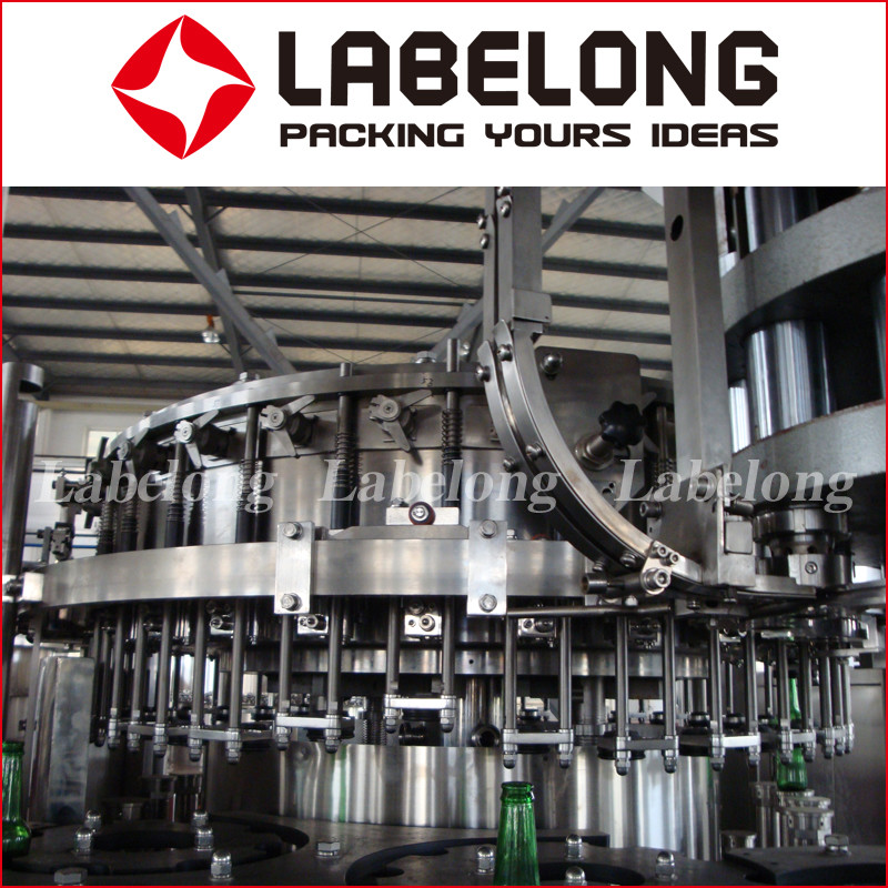 High Speed Carbonated Drink Bottling Machine For Glass Bottles CE Certification