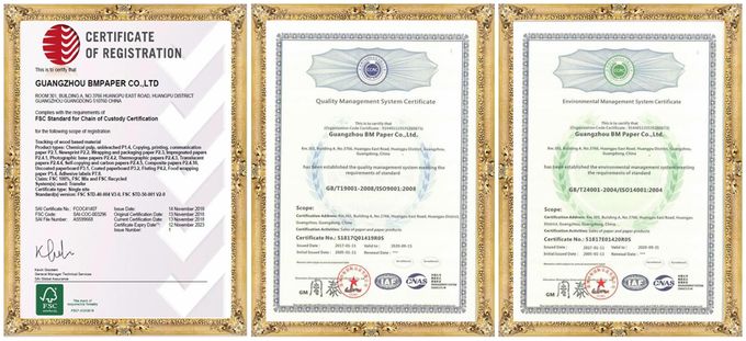 Lenght 50 / 100m 100% Wood Pulp Smooth Wrinkle FSC Plotter Paper For Drawing