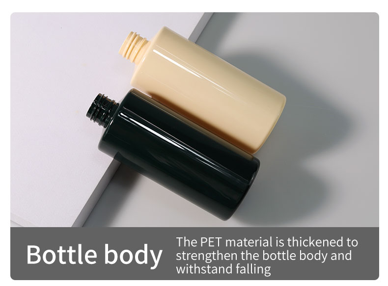 Cosmetic 500ml PET Plastic Bottles Skincare Plastic Bottles For Body Wash