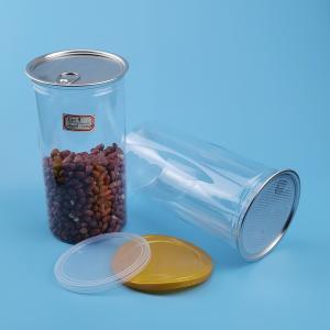 China PET Full Clear Cereals Ginseng 950ml Plastic Food Jars wholesale