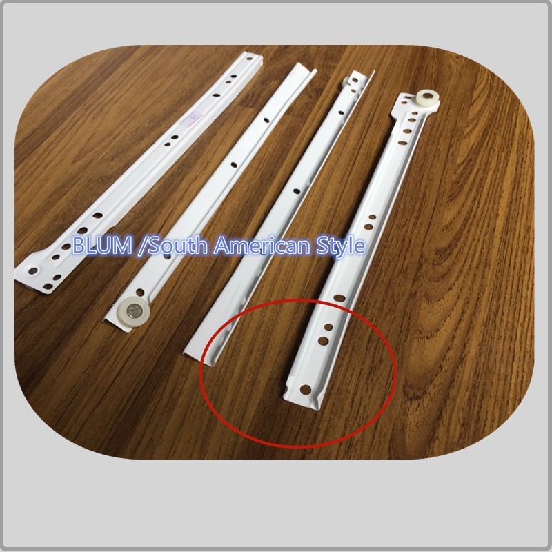 Oem Odm Fgv Drawer Slides , Concealed Drawer Runners Black Color
