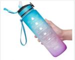 Tritan 32 Oz Motivational Water Bottle BPA Free 550/750/1000ML Sports Time Track