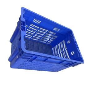 China 2Kg Nestable Plastic Moving Crate 600 X 400 For Vegetable Market wholesale