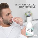 Organic Natural Bamboo Charcoal Teeth Whitening Tablets Mint Mouthwash