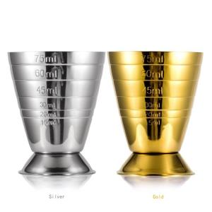 China 18/8 Stainless Steel Bar Jigger Sustainable For Bartending wholesale