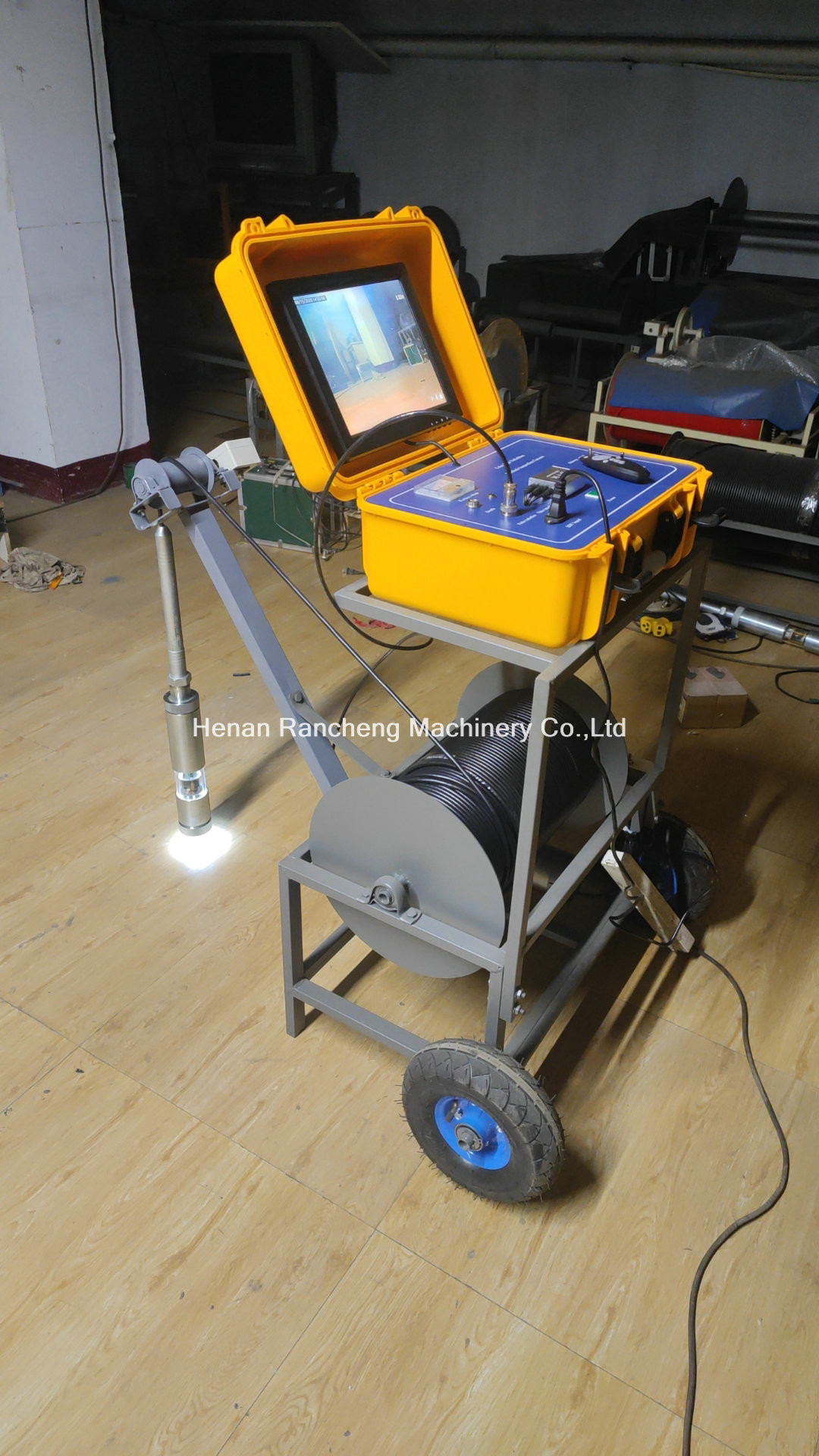 500m Depth Deep Borehole Well Underwater Inspection Camera