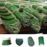 Glazed Chinese Temple Roof Tiles Building Material Decorative