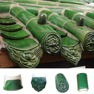 China Glazed Chinese Temple Roof Tiles Building Material Decorative wholesale