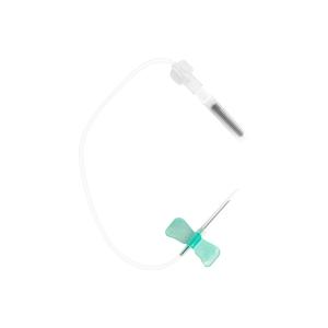 China ISO9001 Butterfly Needles 21G Green Butterfly Winged Infusion Set 21G wholesale
