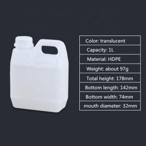China Food Grade Custom Bucket 1L 5 Liter Plastic Jerry Can for Chemical wholesale
