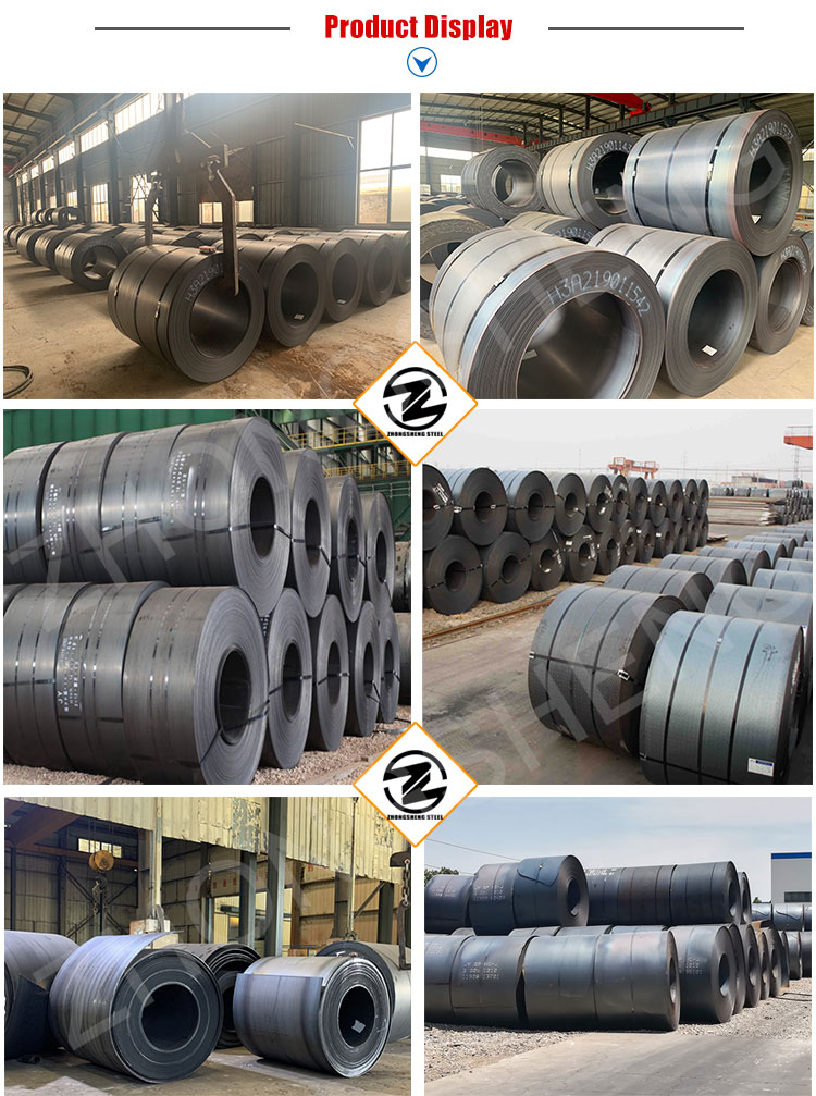 Skin Pass Yes ASTM/AISI/SGCC/CGCC/TDC51DZM/TDC52DTS350GD/TS550GD/DX51D Z Q195-q345 Hot Rolled Steel Coil 6mm Width 2000mm